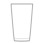 Pint glass (mixing)