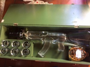 Red Army Kalashnikov Vodka Box